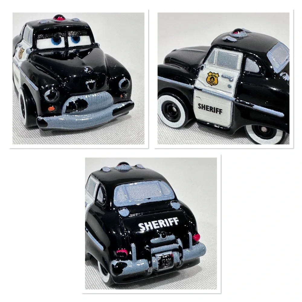 Disney Cars 3 Die-cast Mini Racers Doc Hudson, Sheriff, Luigi, Sarge Mattel 2016